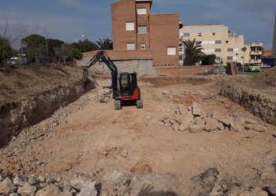 excavaciónes para construcción de vivienda en Tarragona (2)