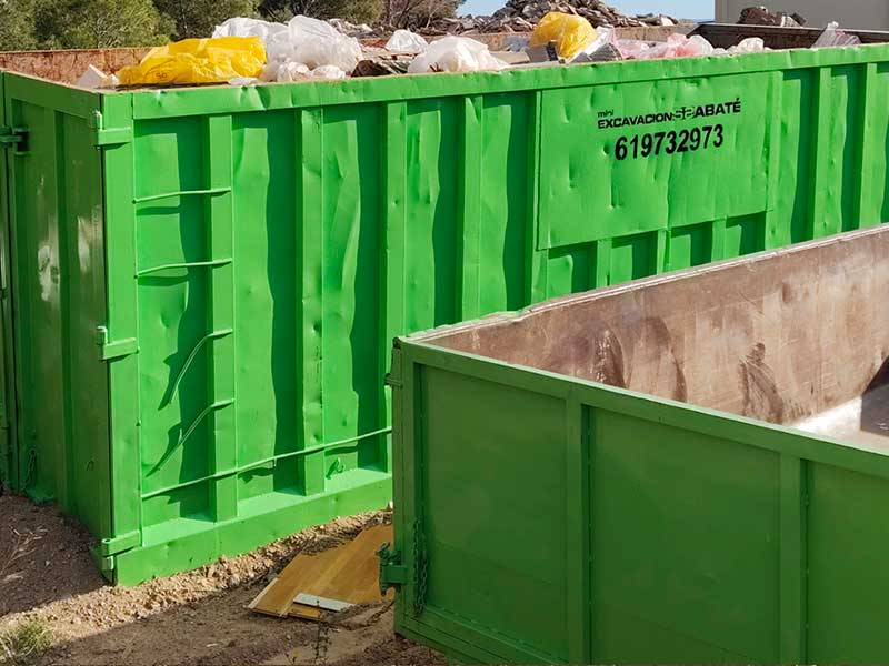 contenedores restos de obra